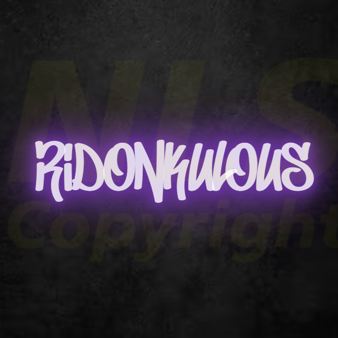 Ridonkulous - Custom LED Neon Sign Australia | NEONLIGHTSIGNS